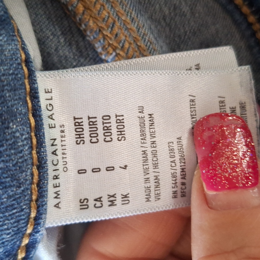 American Eagle Denim Jeans Jeggings  Bundle. Size 0 Short - Picture 15 of 16